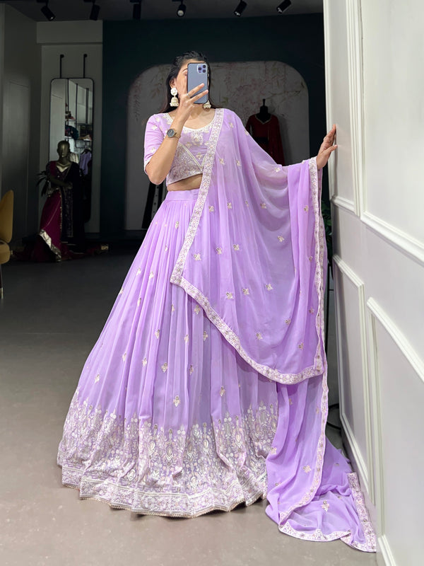 LAVENDER LEHENGA CHOLI